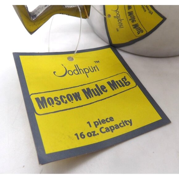 Moscow Mule Stainless Steel 16 oz. Beer Beverage Mug set of 6 New - Picture 5 of 6